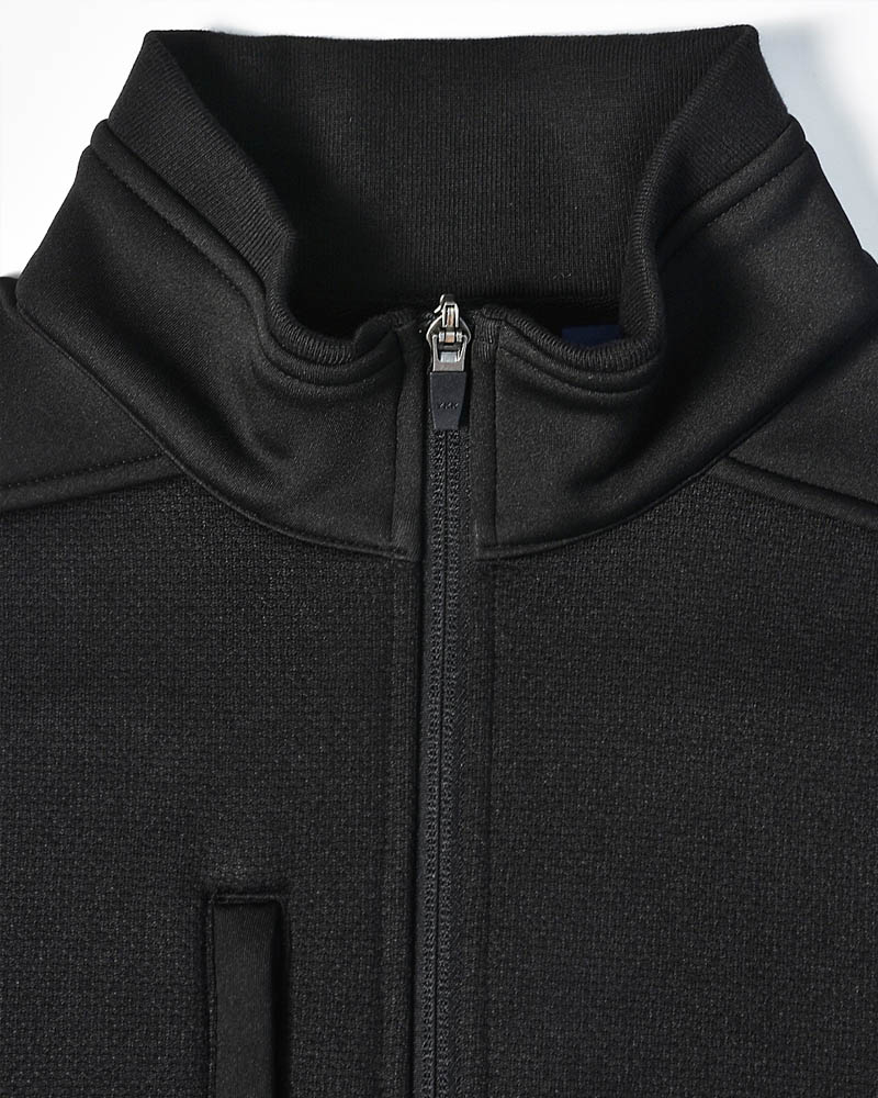 JK57 - JACQUARD FLEECE BOMBER JACKET