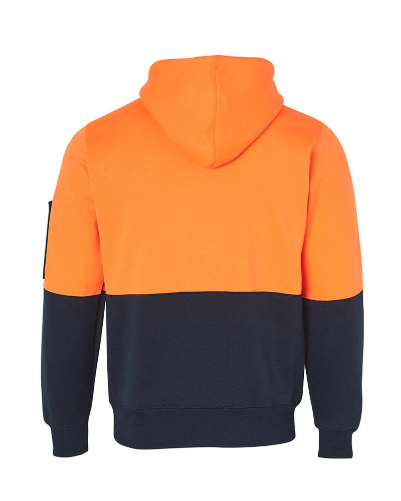 SW38 HI-VIS TWO TONE FLEECY HOODIE UNISEX
