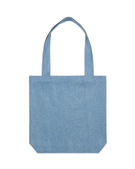 AS COLOUR - DENIM CARRIE TOTE BAG - 1012